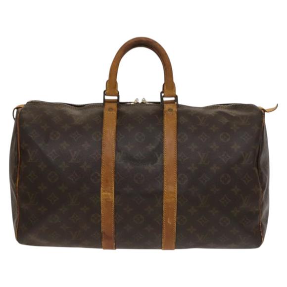 LOUIS VUITTON Monogram Keepall 45 Boston Bag M41428 LV Auth 135596 - Picture 13 of 16